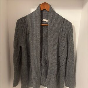 Women’s Roxy Long Sleeve Cardigan Charcoal Gray Size Medium